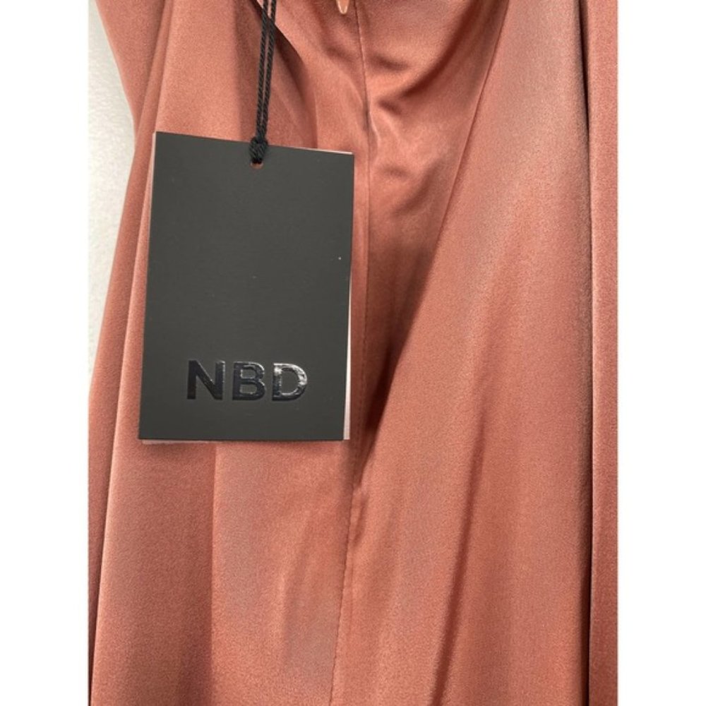 NBD Malia Adjustable Straps Women's Midi Dress Mauve Size: Large NWT - Picture 6 of 9